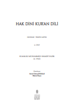 Hak Dini Kur’an Dili: cilt 4